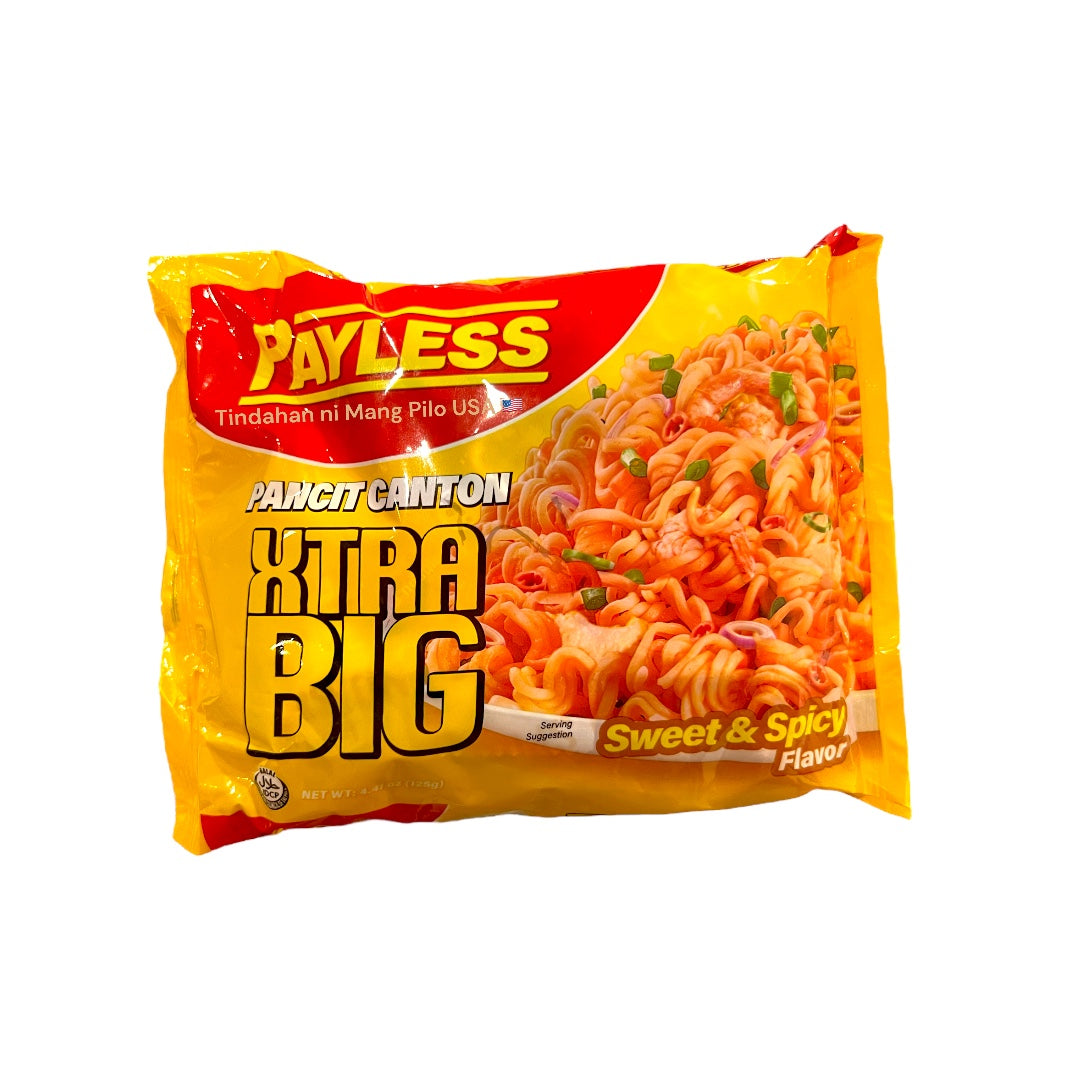 PAYLESS Pancit Canton Xtra Big Sweet&Spicy Flavor (125g)