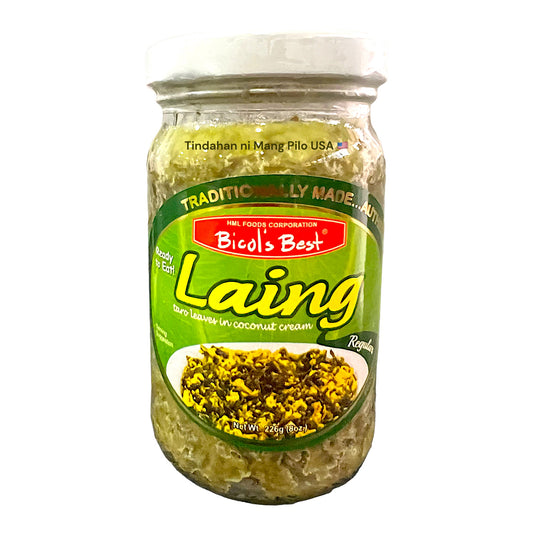 BICOL’S BEST Laing - Taro Leaves in Coconut Cream (210g)