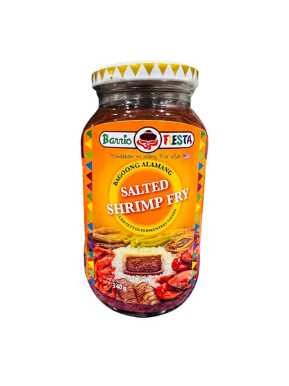 BARRIO FIESTA Bagoong Alamang (Salted Shrimp Fry) 340g