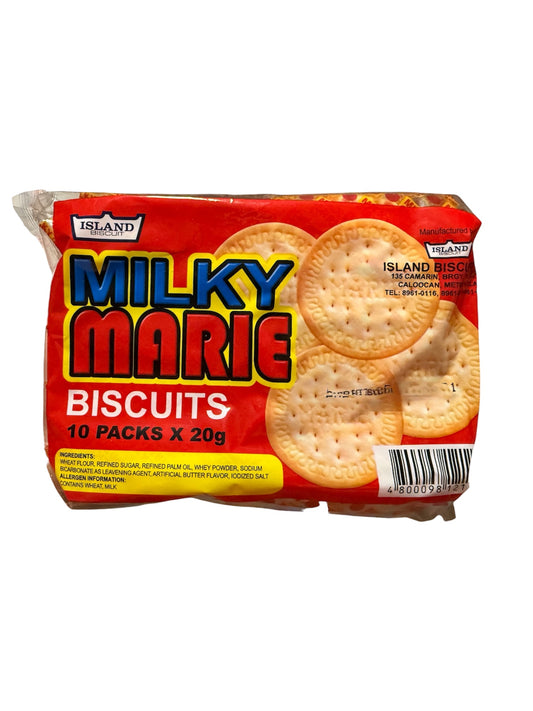 ISLAND BISCUIT Milky Marie Biscuits (10packs x 20g)