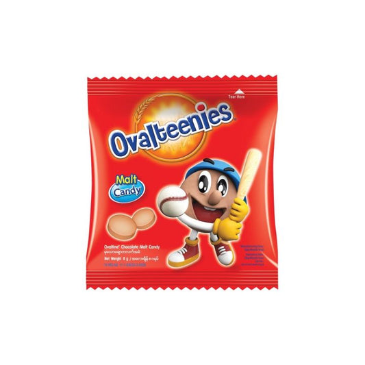 OVALTEENIES	Malt Candy: Chocolate (9 pieces x 8 gr)