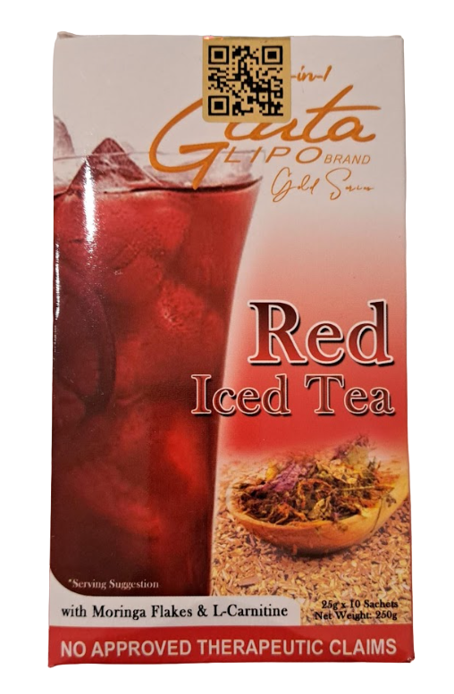 GLUTA LIPO BRAND Red Iced Tea (10 pieces x 25 gr)