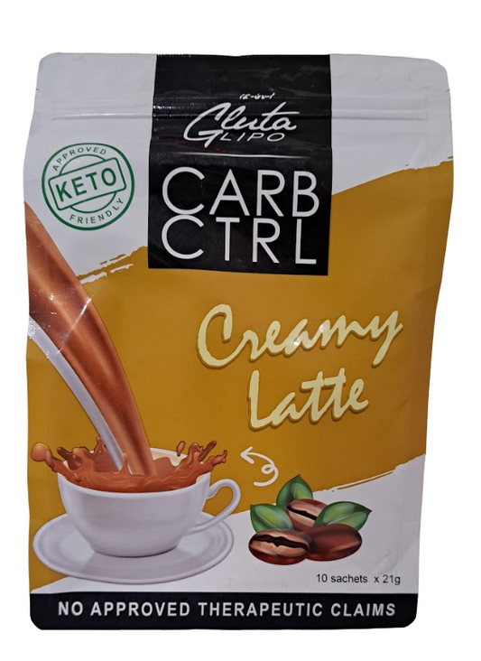 GLUTA LIPO BRAND Carb CTRL: Creamy Latte (10 pieces x 21 gr)