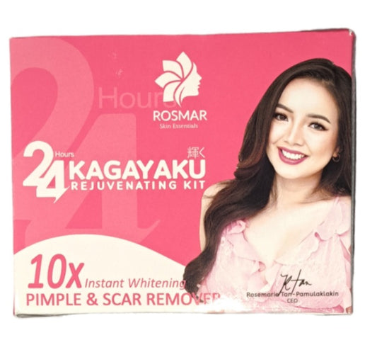 ROSMAR KAGAYAKU 24 Hours Rejuvenating Kit 10x Instant Whitening Pimple & Scar Remover (350 gr)