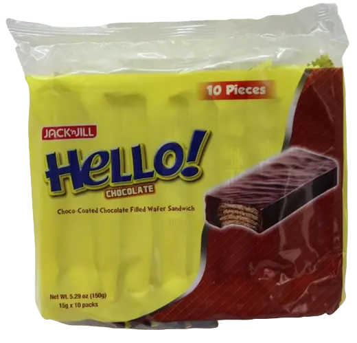 JACK N JILL Hello! Chocolate (10 pcs x 15 g)