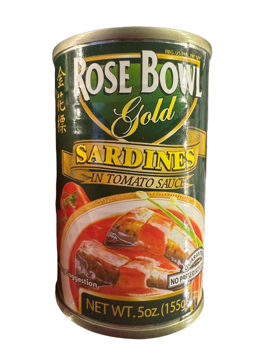 ROSE BOWL GOLD Sardines in Tomato Sauce (155 gr)