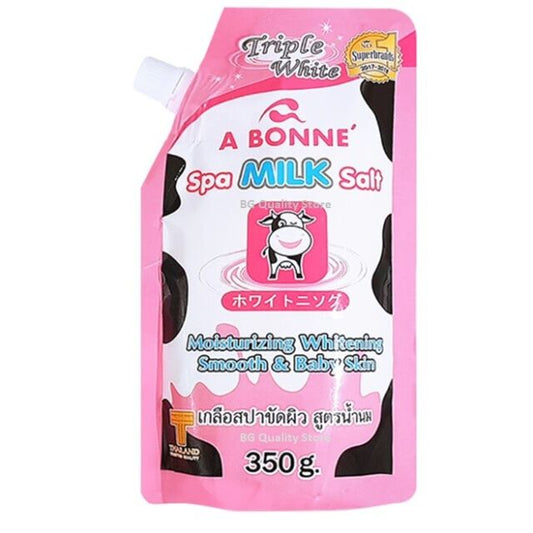 A BONNE Spa Milk Salt Moisturizing Whitening Smooth & Baby Skin (350 gr)